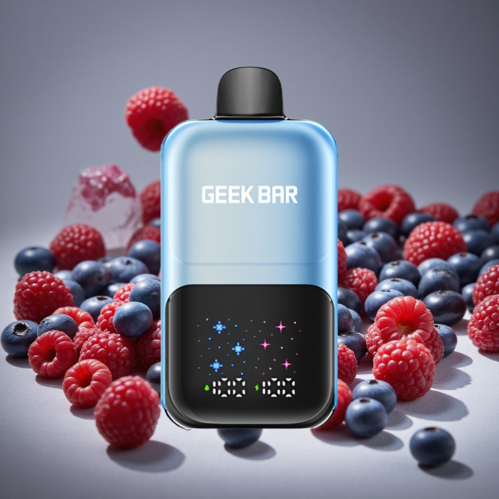 GEEK BAR 2GO 50000 Puffs Blueberry Raspberry Ice Disposable Vape Pen 20ml E-liquid 5% Nicotine