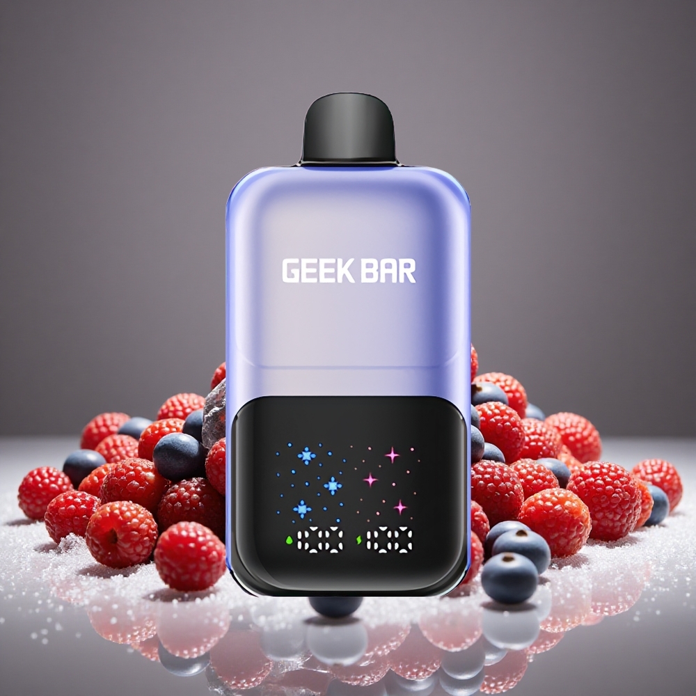 GEEK BAR 2GO 50000 Puffs Mixed Berries Ice Dual Tanks 20ml E-liquid Rechargeable
