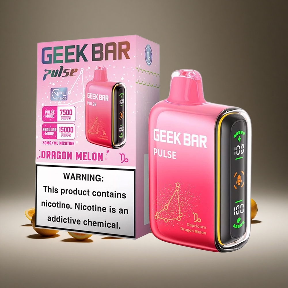 Geek Bar Pulse 15000 Puffs 16ml E-liquid 5% Nicotine USB-C Zodiac Edition