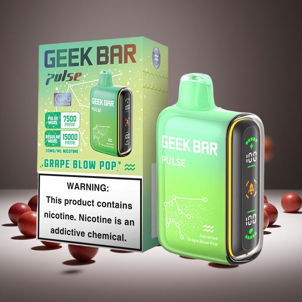 Geek Bar Pulse 15000 Puffs 16ml E-liquid 5% Nicotine USB-C Zodiac Edition