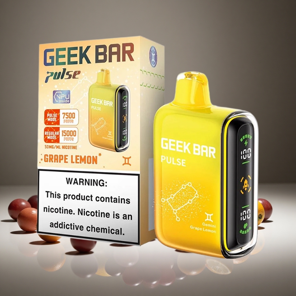 Geek Bar Pulse 15000 Puffs 16ml E-liquid 5% Nicotine USB-C Zodiac Edition