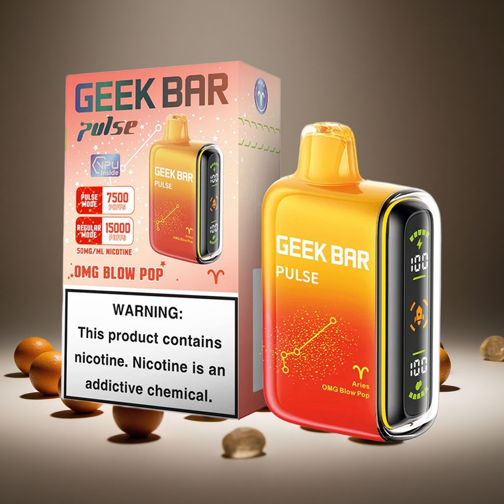Geek Bar Pulse 15000 Puffs 16ml E-liquid 5% Nicotine USB-C Zodiac Edition