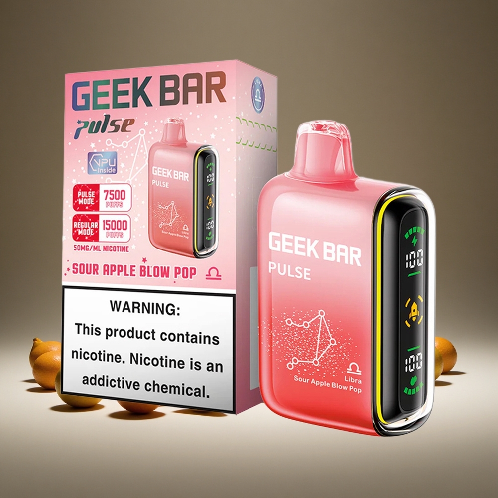 Geek Bar Pulse 15000 Puffs 16ml E-liquid 5% Nicotine USB-C Zodiac Edition