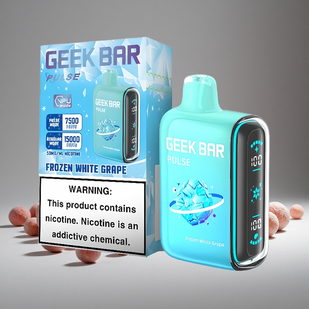 Geek Bar Pulse 15000 Puffs Frozen Edition 16ml E-liquid 5% Nicotine USB-C 650mAh Battery