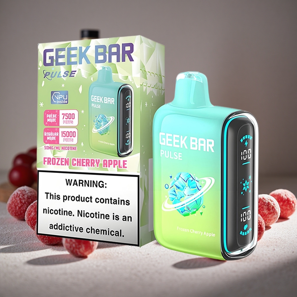 Geek Bar Pulse 15000 Puffs Frozen Edition 16ml E-liquid 5% Nicotine USB-C 650mAh Battery