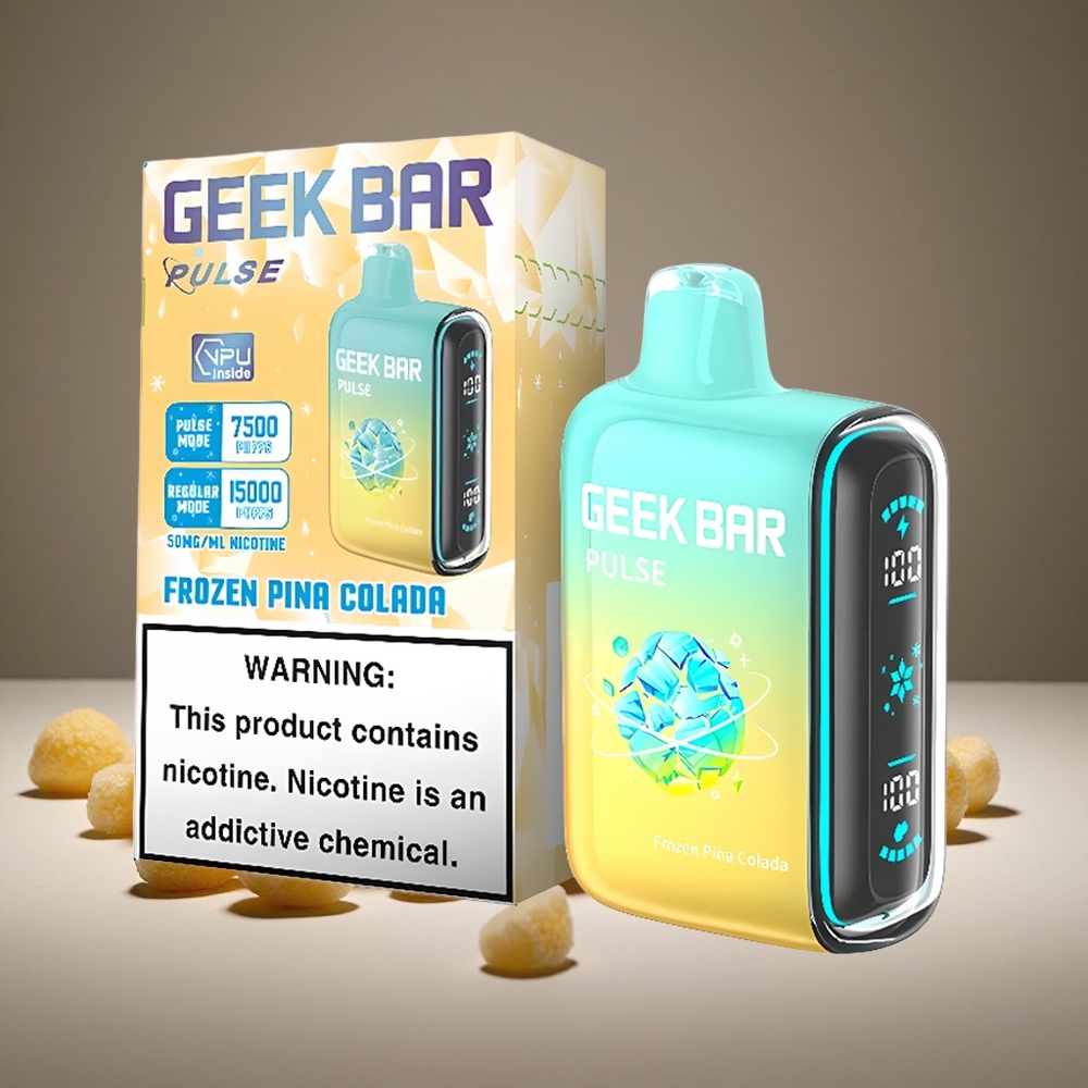 Geek Bar Pulse 15000 Puffs Frozen Edition 16ml E-liquid 5% Nicotine USB-C 650mAh Battery