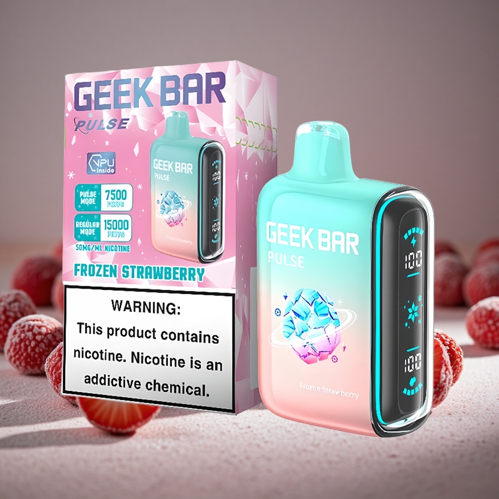 Geek Bar Pulse 15000 Puffs Frozen Edition 16ml E-liquid 5% Nicotine USB-C 650mAh Battery