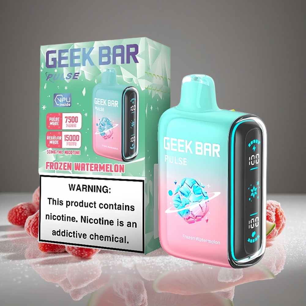 Geek Bar Pulse 15000 Puffs Frozen Edition 16ml E-liquid 5% Nicotine USB-C 650mAh Battery
