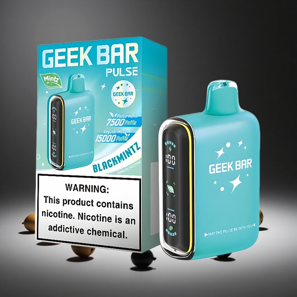 Geek Bar Pulse 15000 Puffs Mintz 16ml E-liquid 5% Nicotine USB-C 650mAh Battery