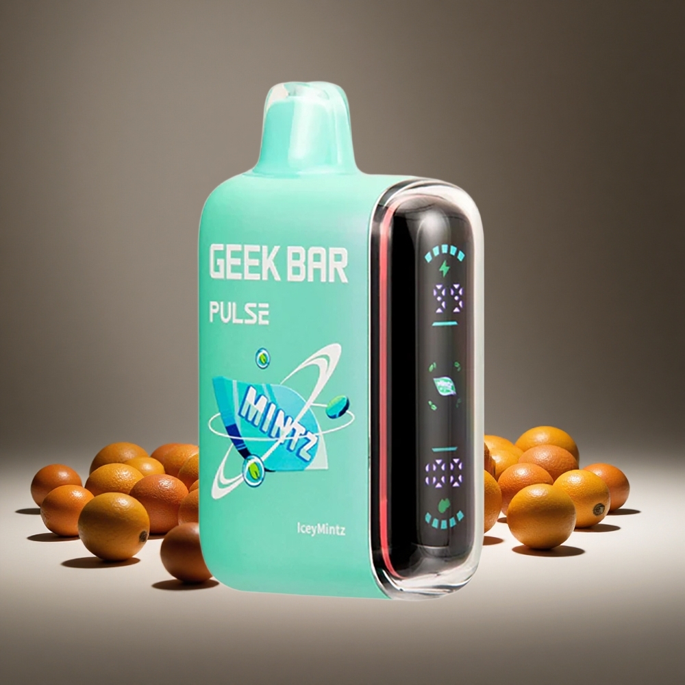 Geek Bar Pulse 15000 Puffs Mintz 16ml E-liquid 5% Nicotine USB-C 650mAh Battery