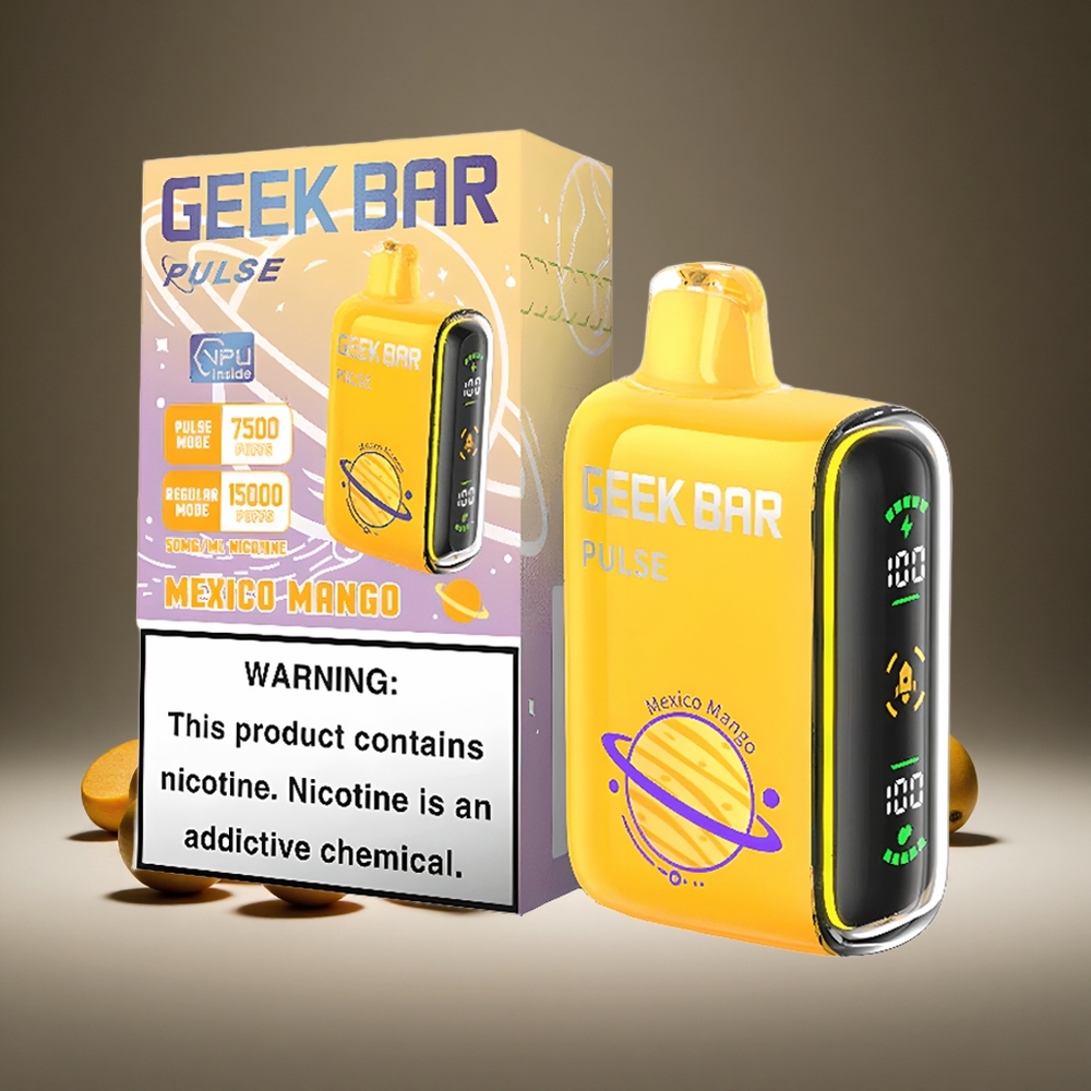 Geek Bar Pulse 15000 Puffs Planet Edition 16ml E-liquid 5% Nicotine USB-C 650mAh Battery