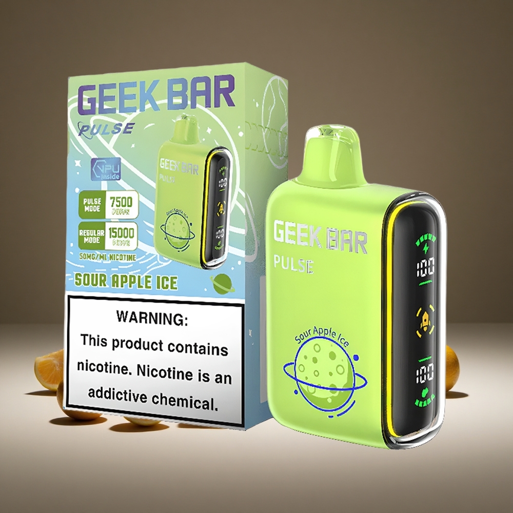 Geek Bar Pulse 15000 Puffs Planet Edition 16ml E-liquid 5% Nicotine USB-C 650mAh Battery