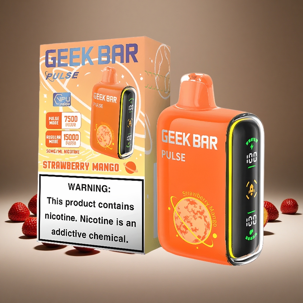 Geek Bar Pulse 15000 Puffs Planet Edition 16ml E-liquid 5% Nicotine USB-C 650mAh Battery