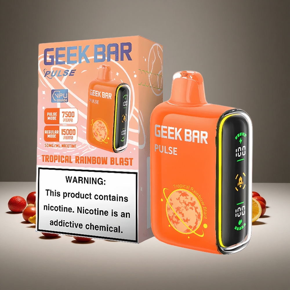 Geek Bar Pulse 15000 Puffs Planet Edition 16ml E-liquid 5% Nicotine USB-C 650mAh Battery