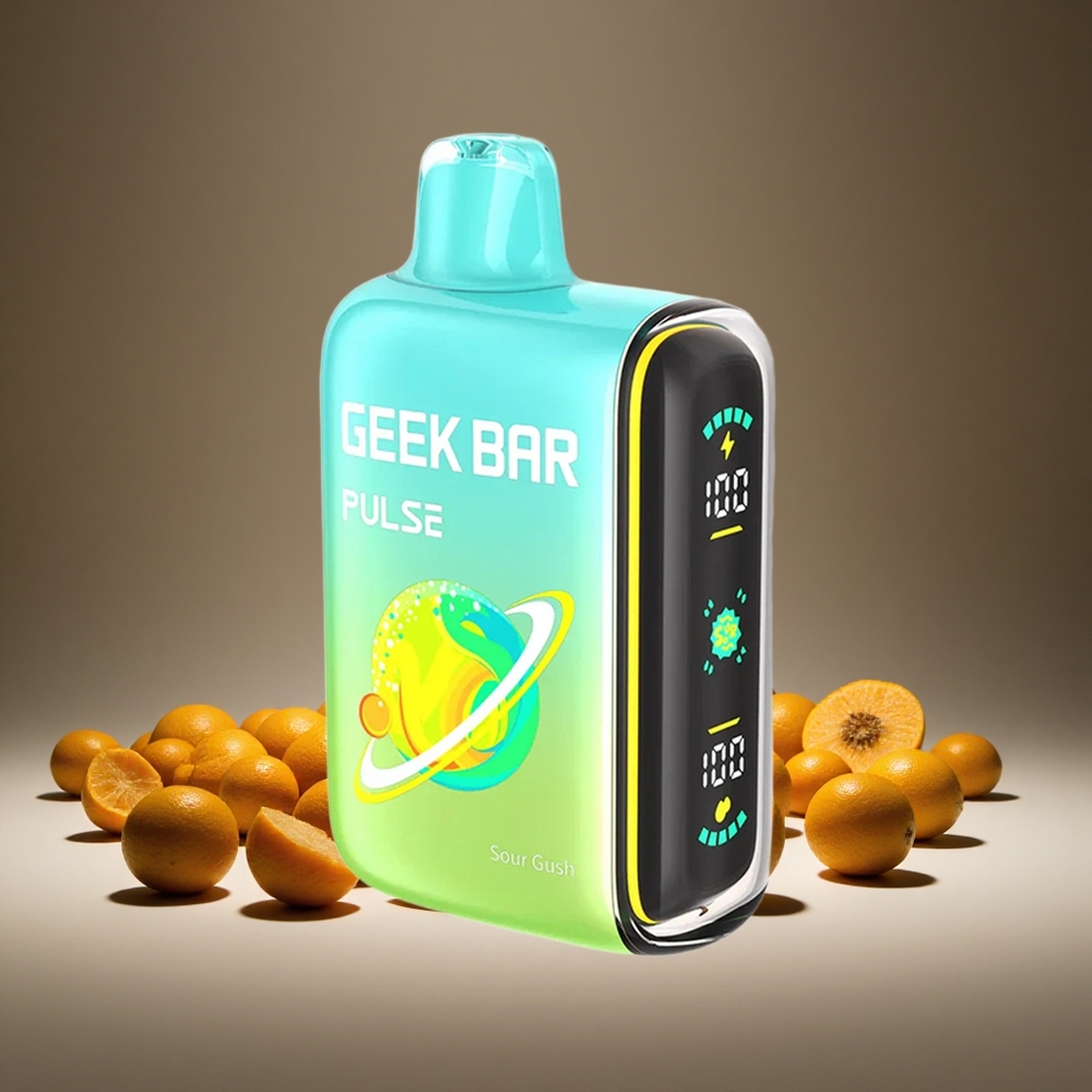 Geek Bar Pulse 15000 Puffs Sour Edition 16ml E-liquid 5% Nicotine USB-C 650mAh Battery