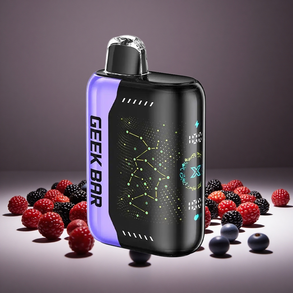 Geek Bar Pulse X 25000 Puffs 18ml E-liquid Dual Mesh Coil USB Type-C Charge