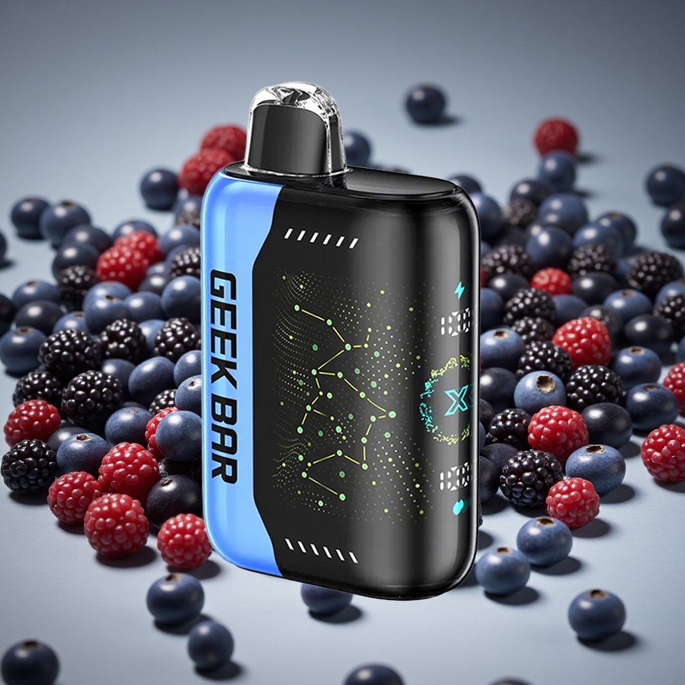 Geek Bar Pulse X 25000 Puffs 18ml E-liquid Dual Mesh Coil USB Type-C Charge