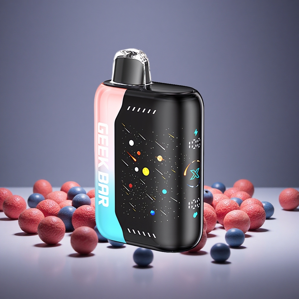 GEEK BAR Pulse X 42K Puffs Meteor Pink & Blue 820mAh Battery Fast-Charging Dual Mesh Coil