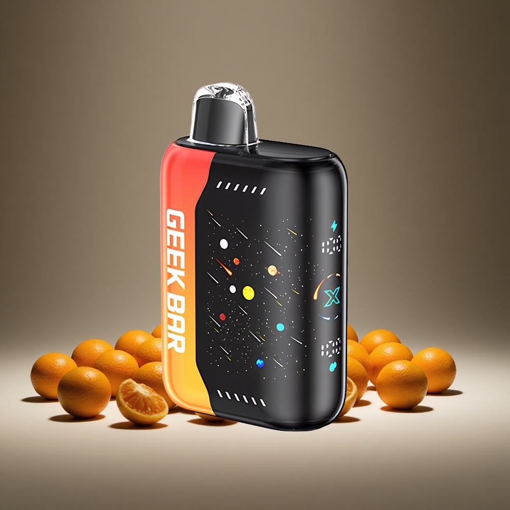 GEEK BAR Pulse X 42K Puffs Orange Dragon 820mAh Battery Fast-Charging Dual Mesh Coil 5% Nicotine