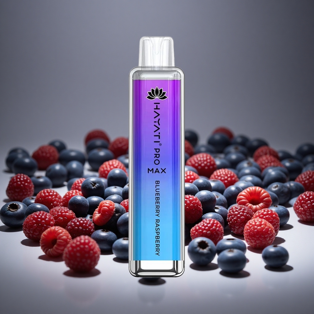 Hayati Pro Max 4000 Puffs Blueberry Raspberry Disposable Vape 1400mAh Battery Rechargeable