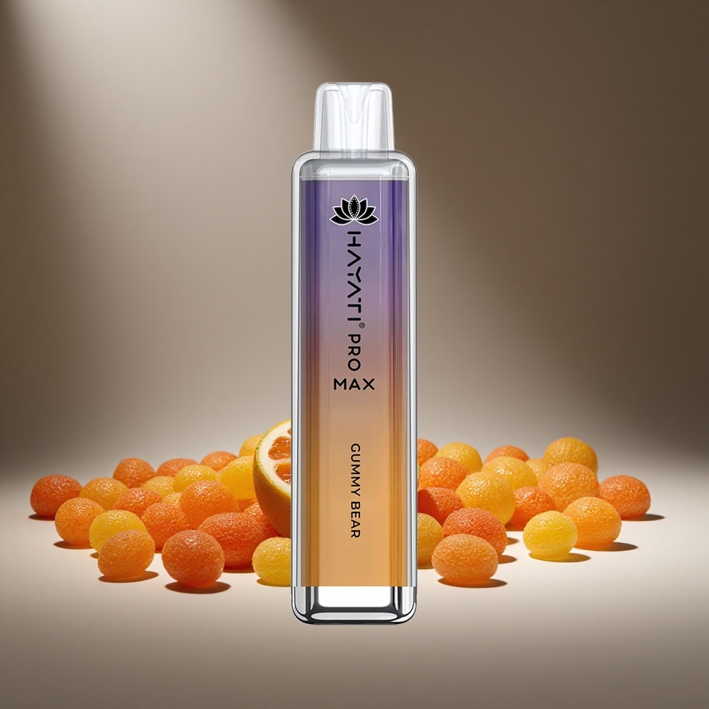 Hayati Pro Max 4000 Puffs Gummy Bear Disposable Vape 1400mAh Battery 10ml E-liquid 2%/5% Nicotine