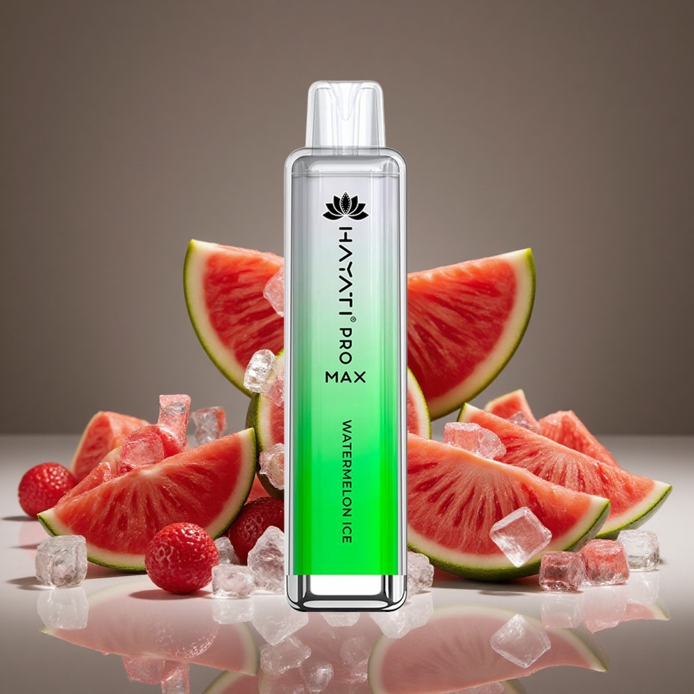 Hayati Pro Max 4000 Puffs Watermelon Ice Disposable Vape 1400mAh Battery Rechargeable 2%/5% Nicotine