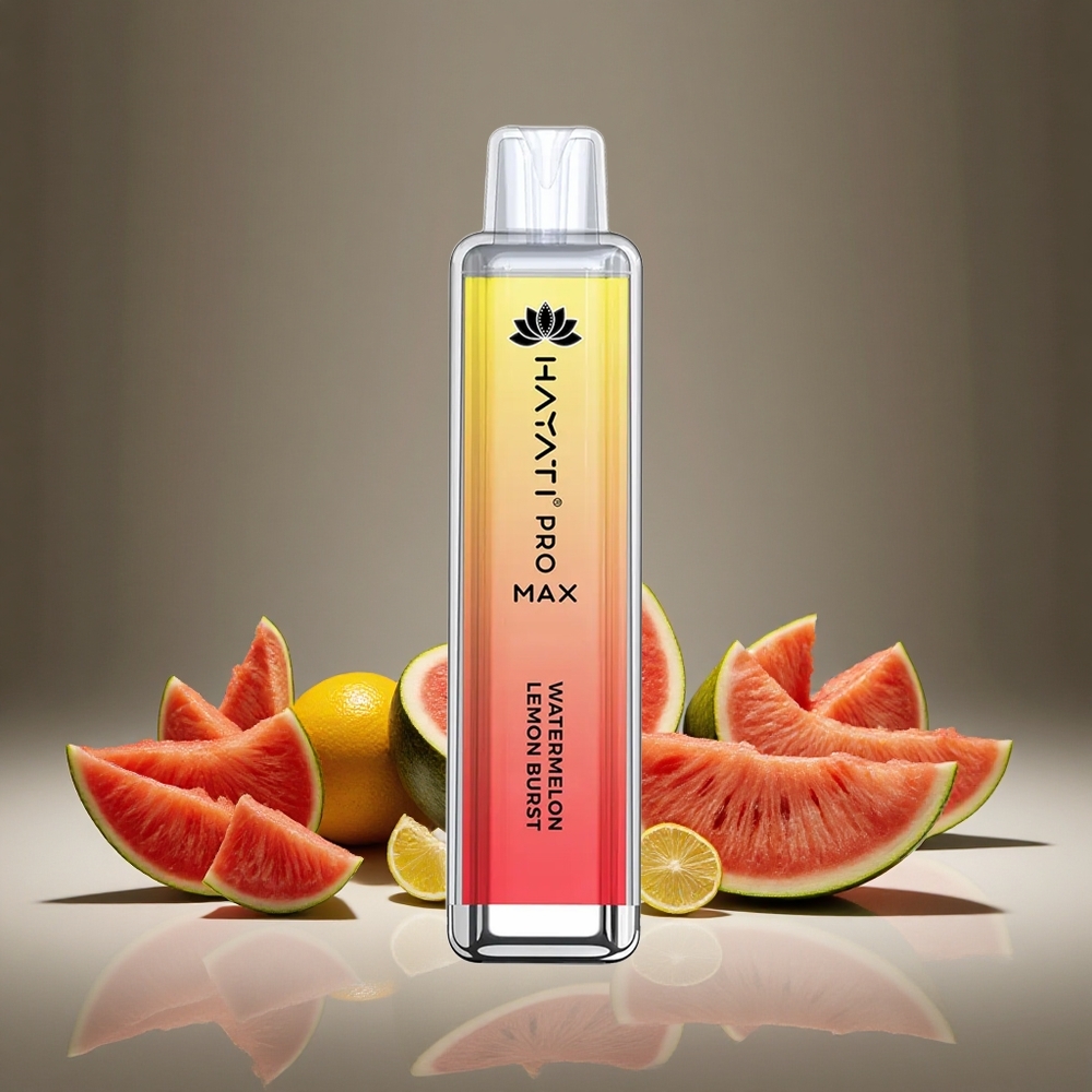 Hayati Pro Max 4000 Puffs Watermelon Lemon Burst 2%/5% Nicotine 1400mAh Battery Rechargeable