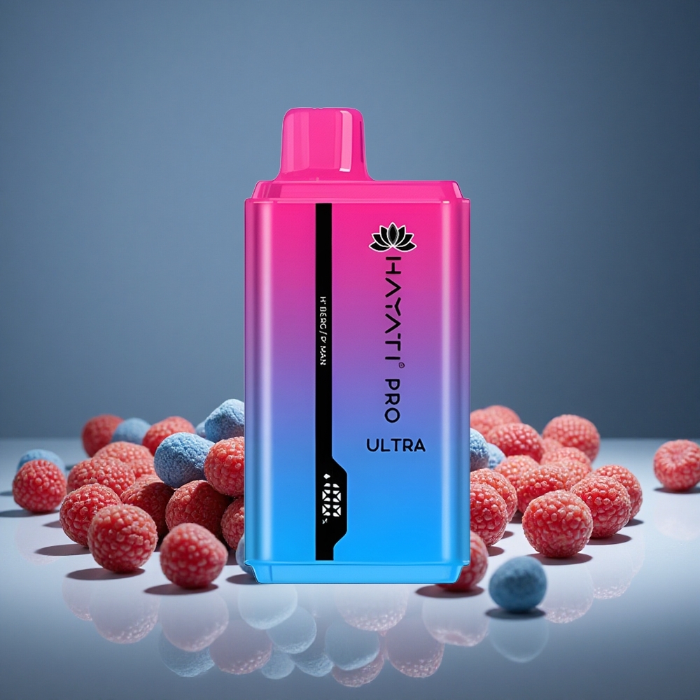 Hayati Pro Ultra 15000 Puffs Blue Razz Gummy Bear 2 12ml E-liquid 2% Nicotine