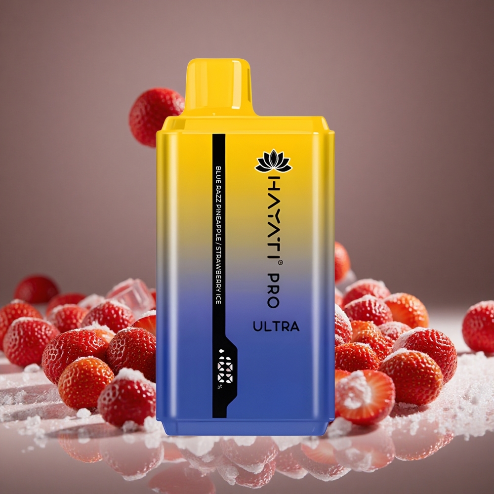 Hayati Pro Ultra 15000 Puffs Blue Razz Pineapple 2 12ml E-liquid 2% Nicotine 850mAh Battery