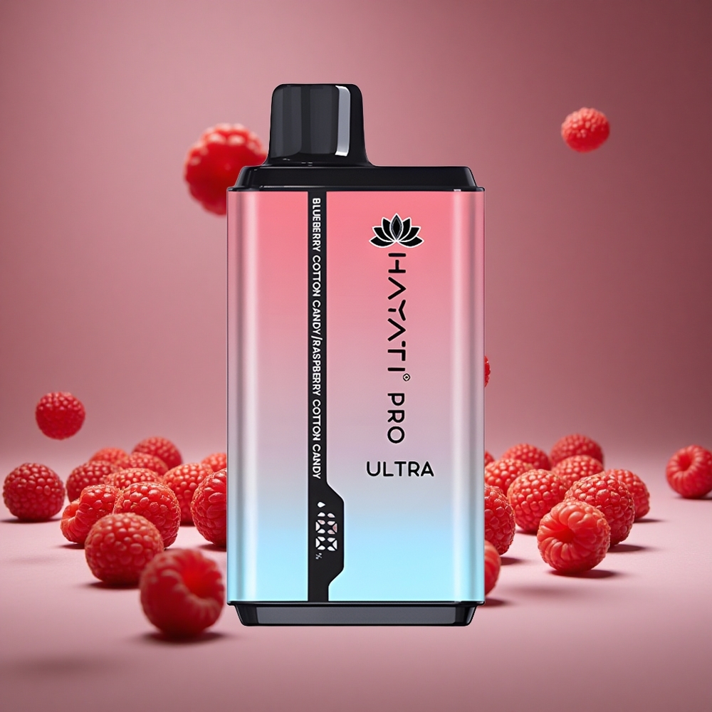 Hayati Pro Ultra 15000 Puffs Blueberry Cotton Candy 2 12ml E-liquid 2% Nicotine 850mAh Battery
