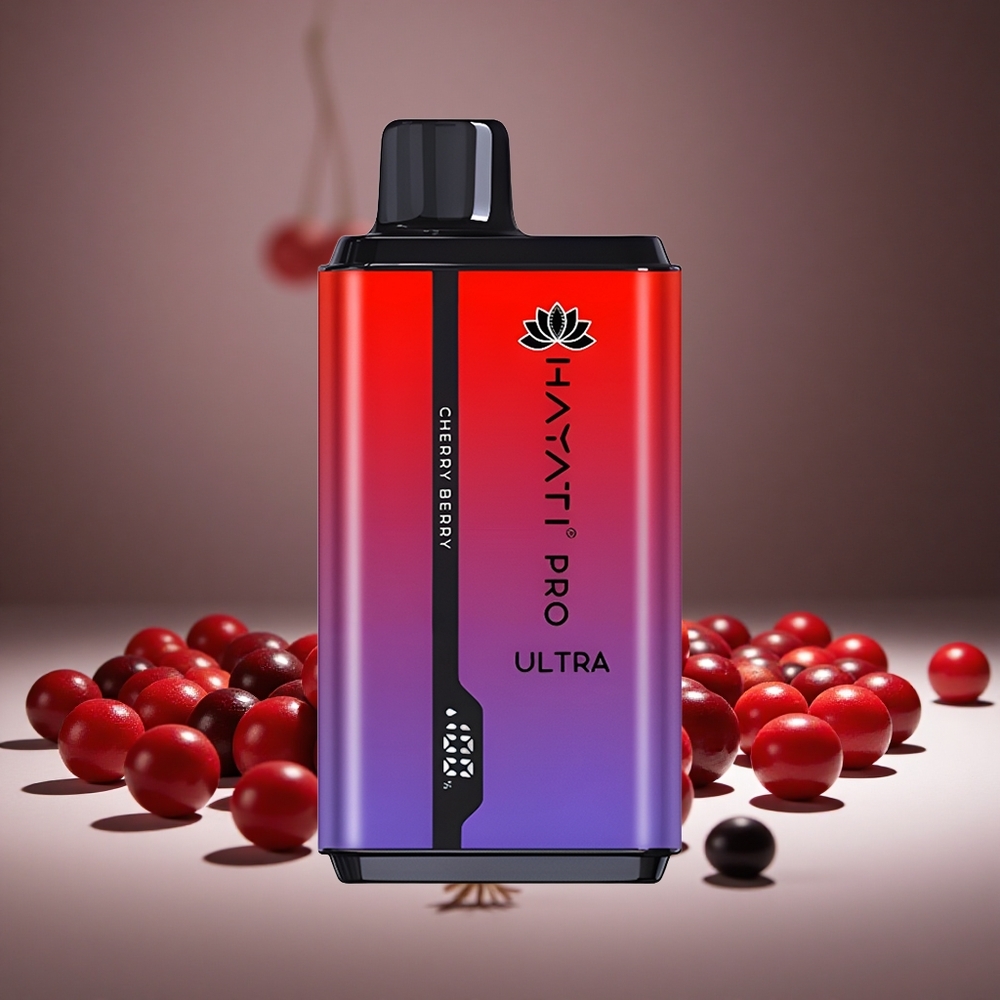 Hayati Pro Ultra 15000 Puffs Cherry Berry 2 12ml E-liquid 2% Nicotine 850mAh Battery