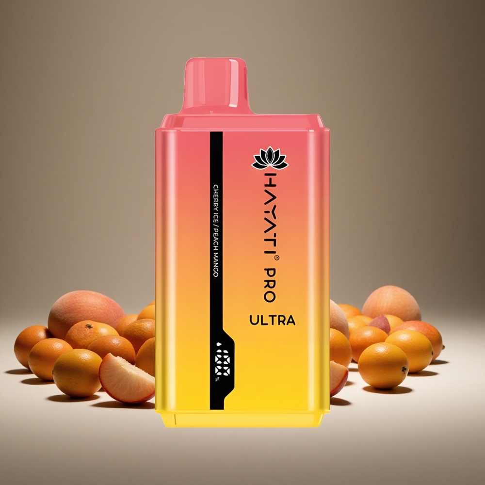Hayati Pro Ultra 15000 Puffs Cherry Ice Disposable Vape 2 12ml E-liquid 2% Nicotine 850mAh Battery