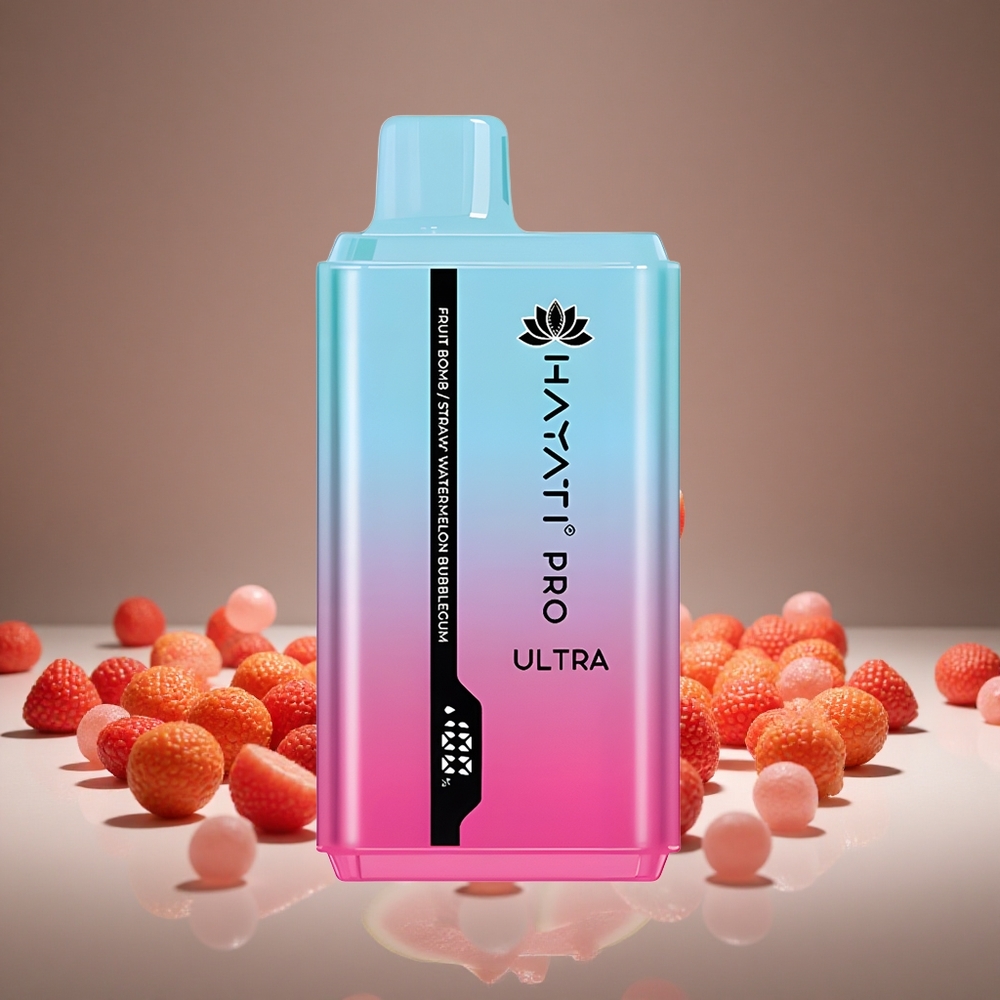 Hayati Pro Ultra 15000 Puffs Fruit Bomb 2 12ml E-liquid 2% Nicotine 49 Flavors