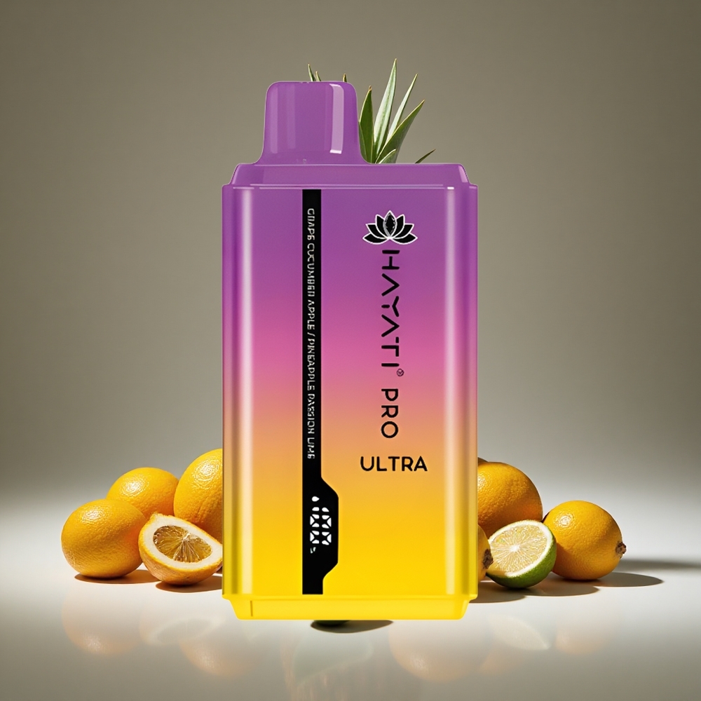 Hayati Pro Ultra 15000 Puffs Grape Cucumber Apple 2 12ml E-liquid 2% Nicotine 850mAh Battery