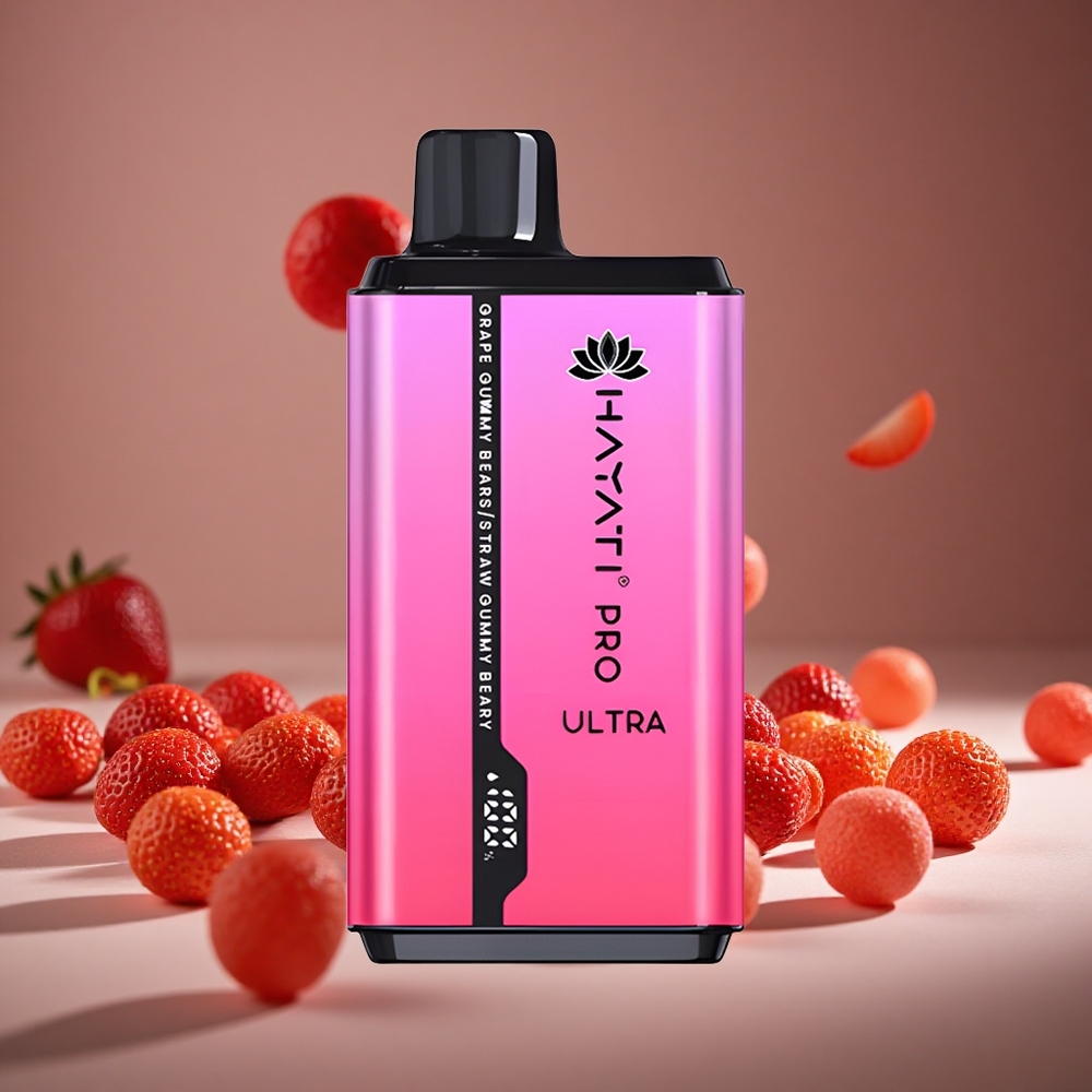 Hayati Pro Ultra 15000 Puffs Grape Gummy Bear 2 12ml E-liquid 2% Nicotine 850mAh Battery