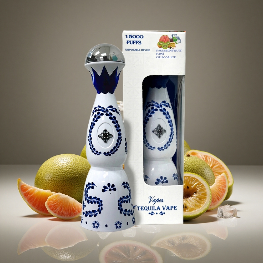 HUMO Azul 15000 Puffs Passionfruit Kiwi Guava Ice 20ml E-liquid 5% Nicotine 500mAh Battery USB-C