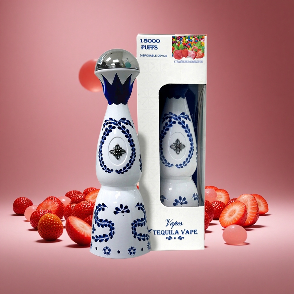 HUMO Azul 15000 Puffs Strawberry Bubblegum 20ml E-liquid 5% Nicotine 500mAh Battery USB-C