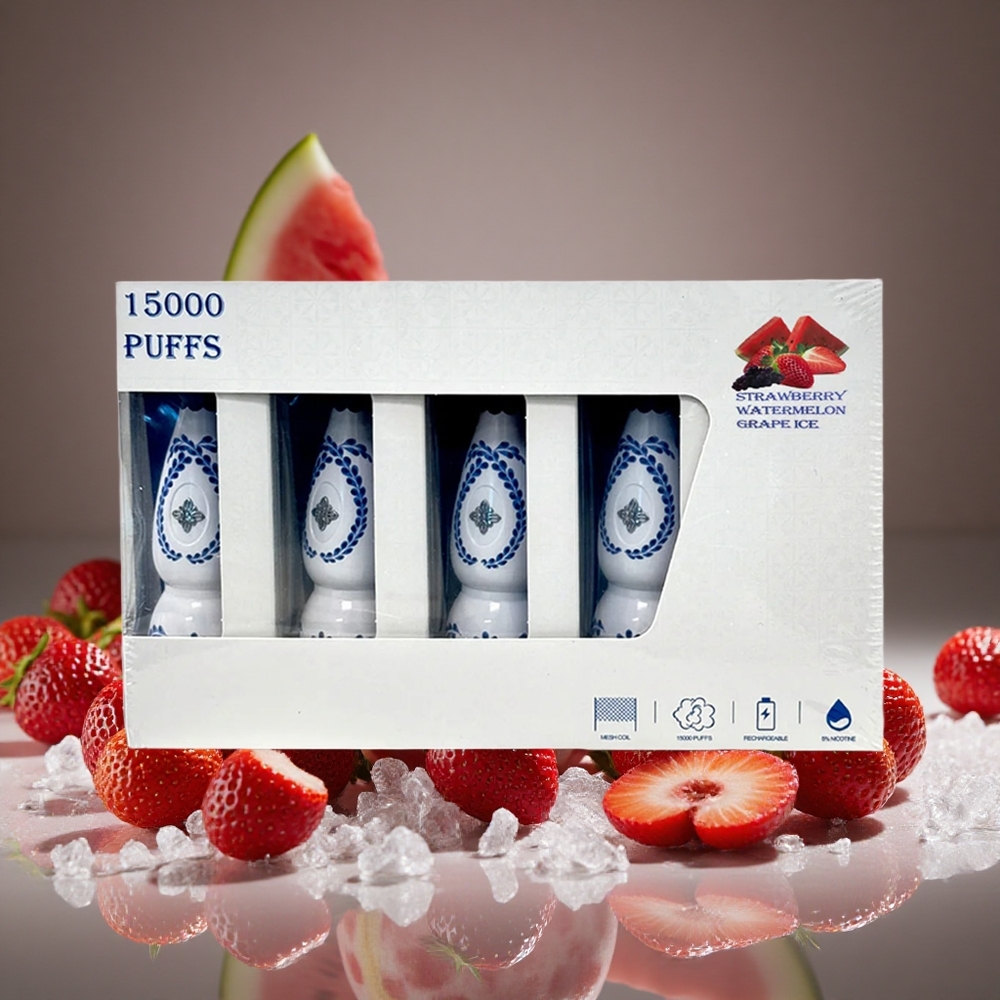 HUMO Azul 15000 Puffs Strawberry Watermelon Grape Ice 20ml E-liquid 5% Nicotine 500mAh Battery USB-C