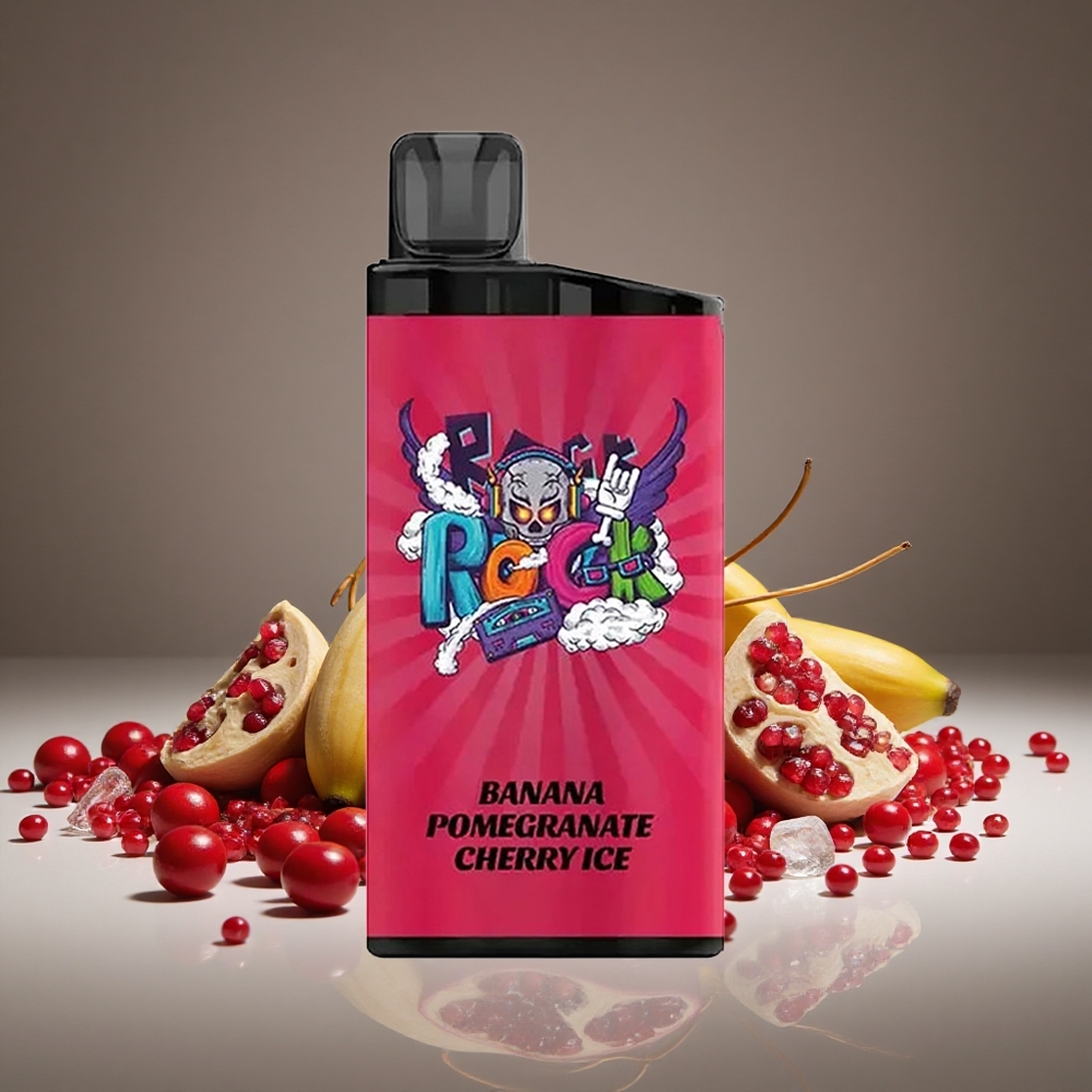 IGET Bar 3500 Puffs Banana Pomegranate Cherry Ice Disposable Vape 1400mAh Battery 1.2 Ohm Mesh Coil