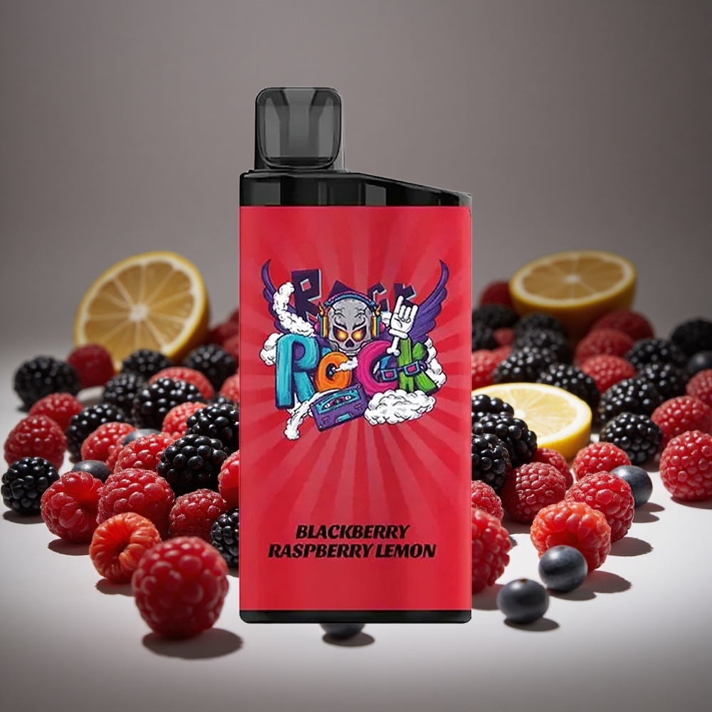 IGET Bar 3500 Puffs Blackberry Raspberry Lemon Disposable Vape - 1400mAh Battery, 1.2 Ohm Mesh Coil