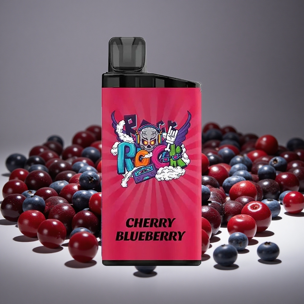 IGET Bar 3500 Puffs Cherry Blueberry Disposable Vape 1400mAh Battery 1.2 Ohm Mesh