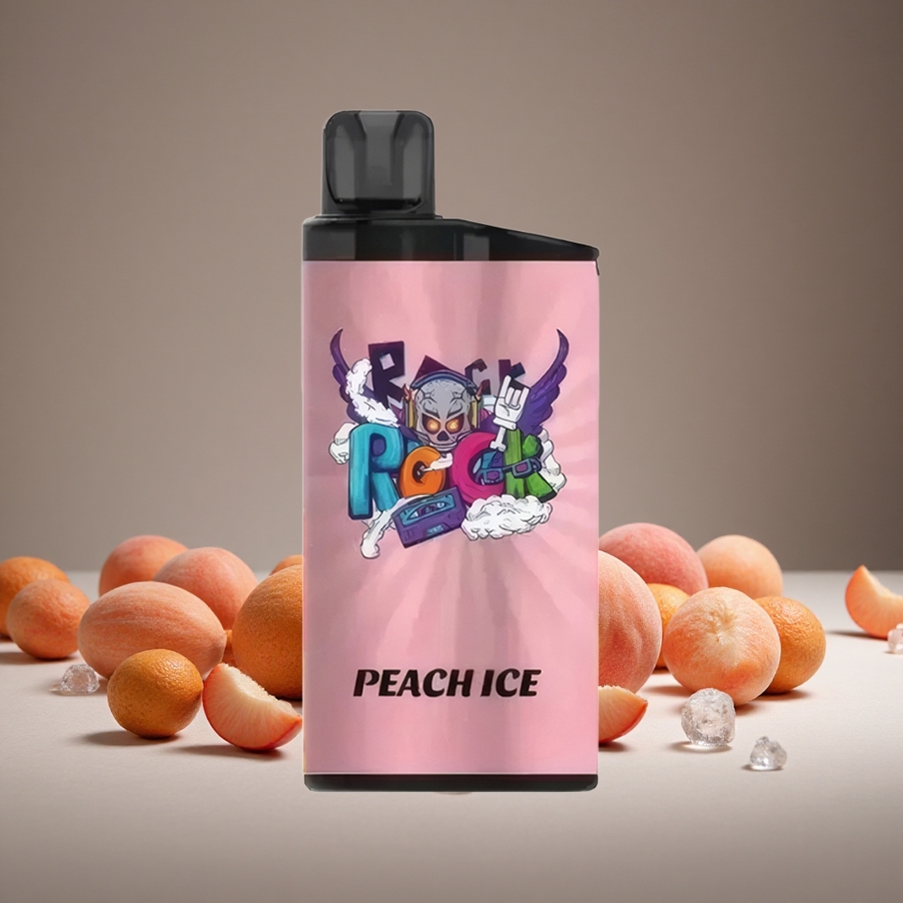 IGET Bar 3500 Puffs Peach Ice Disposable Vape 1400mAh Battery 1.2 Ohm Mesh Coil