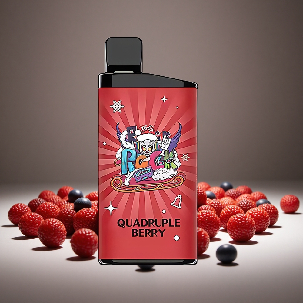 IGET Bar 3500 Puffs Quadruple Berry Disposable Vape 1400mAh Battery 1.2 Ohm Mesh