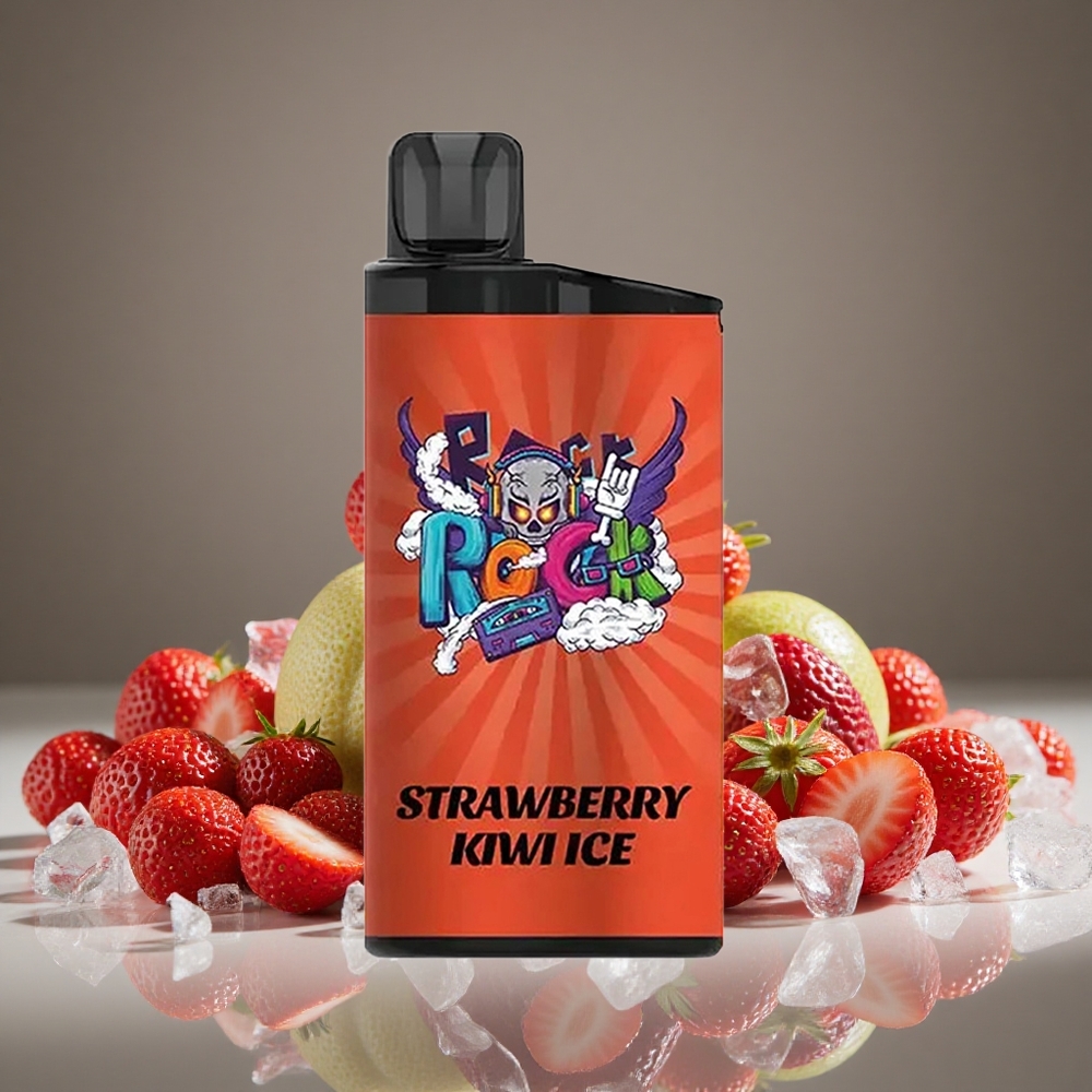 IGET Bar 3500 Puffs Strawberry Kiwi Ice Disposable Vape 1400mAh Battery 1.2 Ohm Mesh