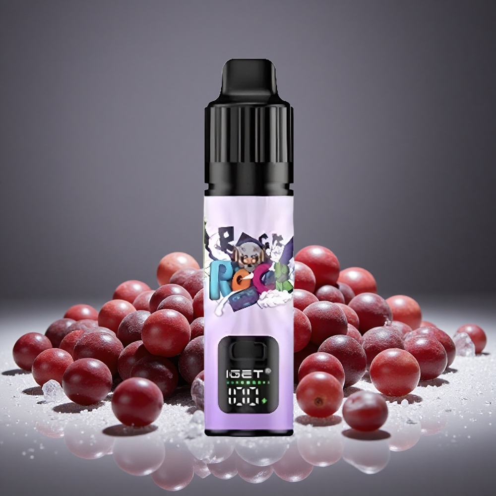 IGET BAR PLUS S3 10000 Puffs Grape Ice 18ml E-liquid 5% Nicotine 950mAh Battery 1.0 Ohm