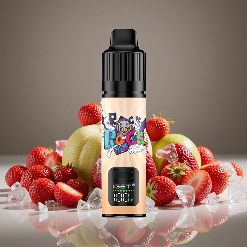 IGET BAR PLUS S3 10000 Puffs Strawberry Kiwi Ice 5% Nicotine 18ml E-liquid 950mAh Battery