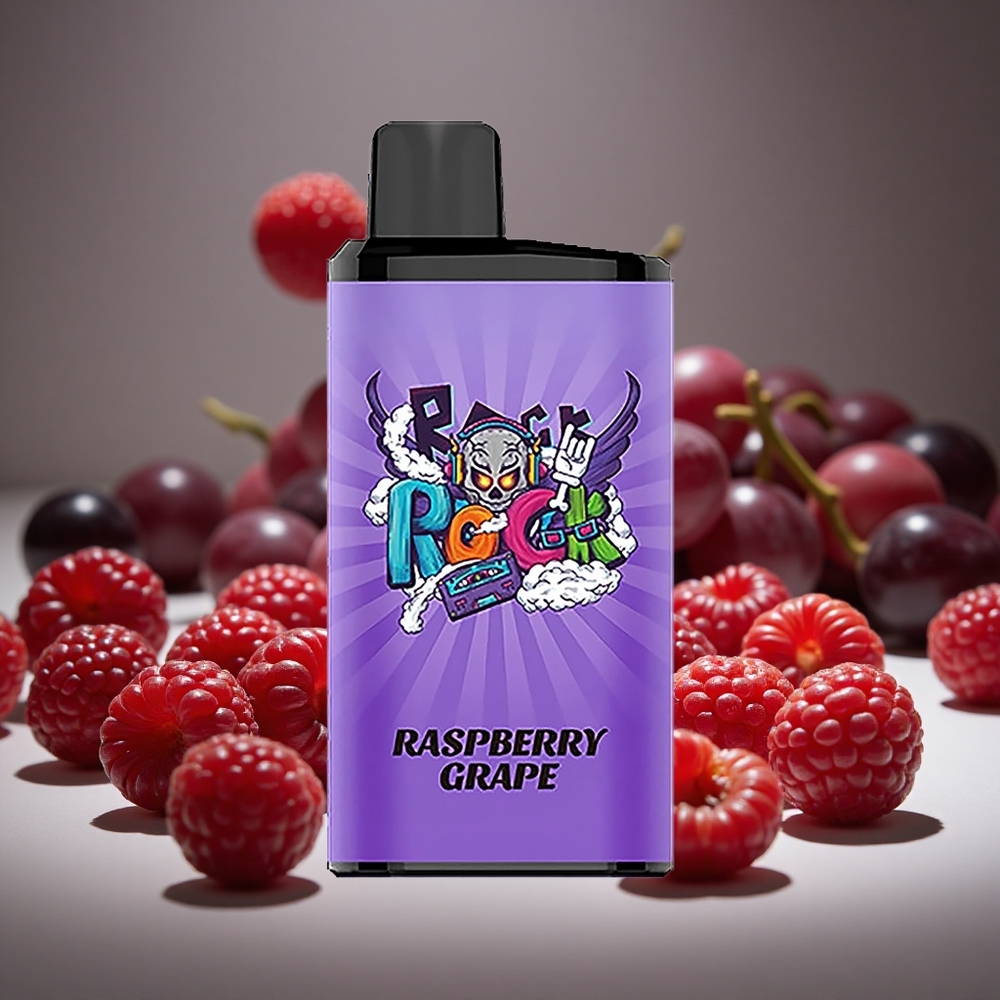 IGET Bar Pro 10000 Puffs Raspberry Grape Disposable Vape 2000mAh Battery 1.2Ohm Mesh