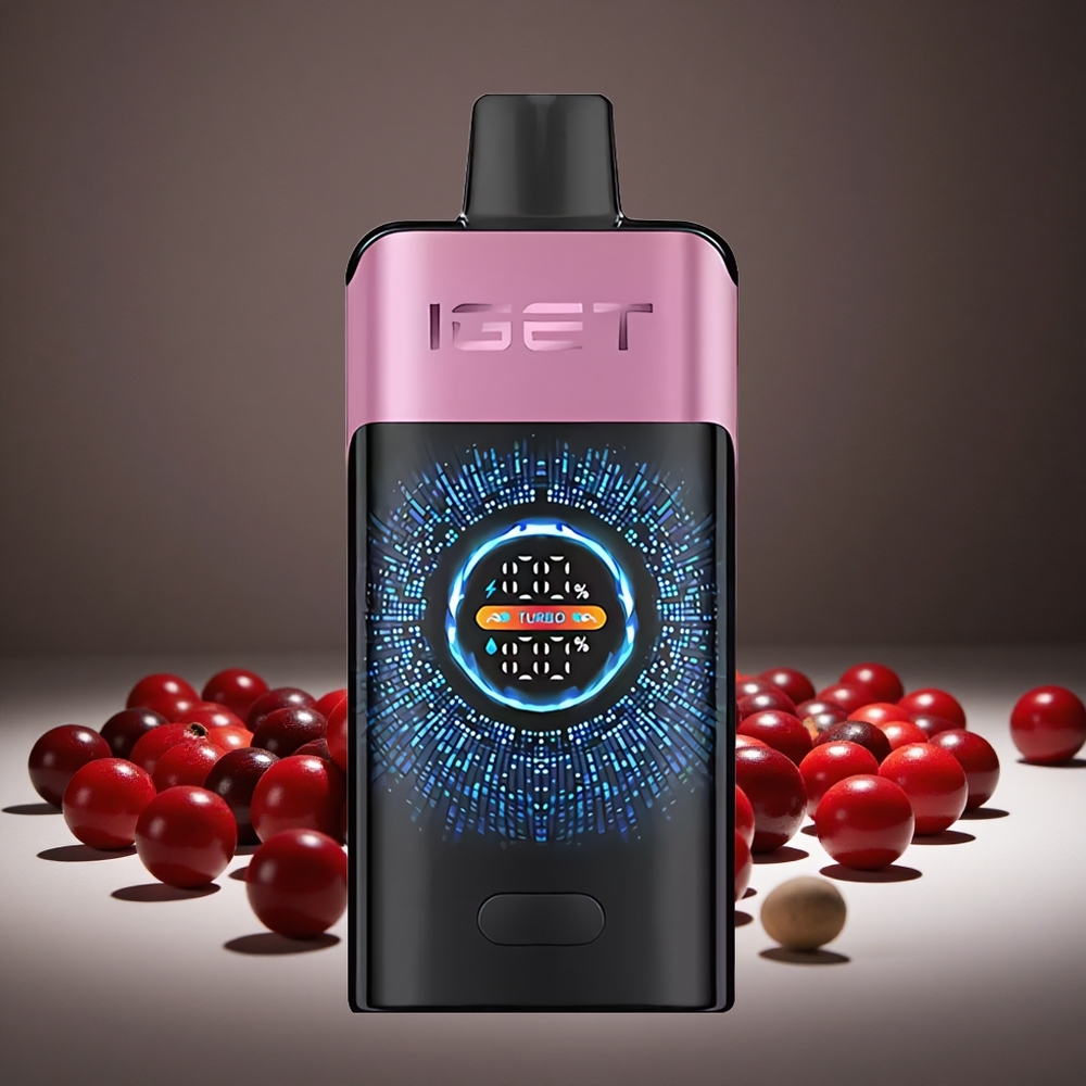 IGET ONE 12000 Puffs Cherry Monster Disposable Vape 2700mAh Battery 0.6ohm Dual Mesh