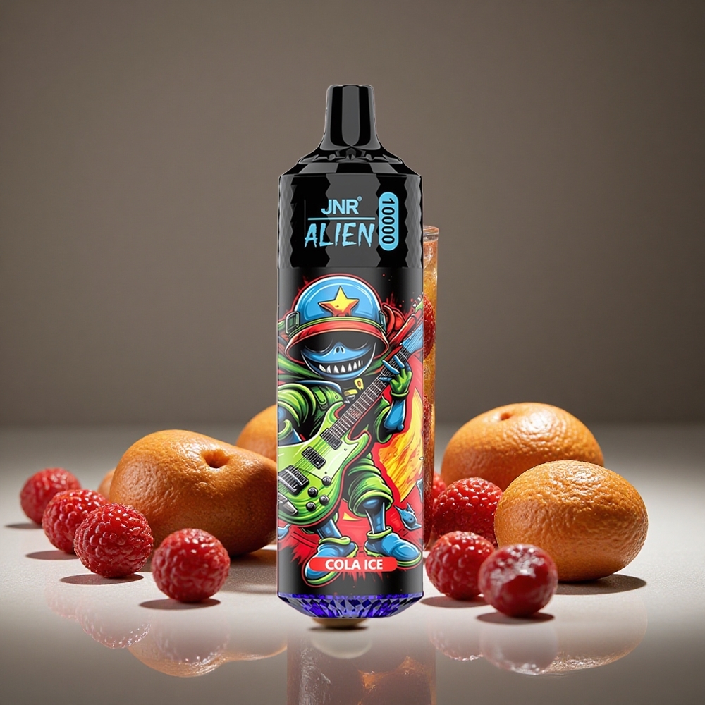 JNR Alien 10000 Puffs Cola Ice 850mAh Battery 20ml E-liquid Type-C Charge RGB LED Display