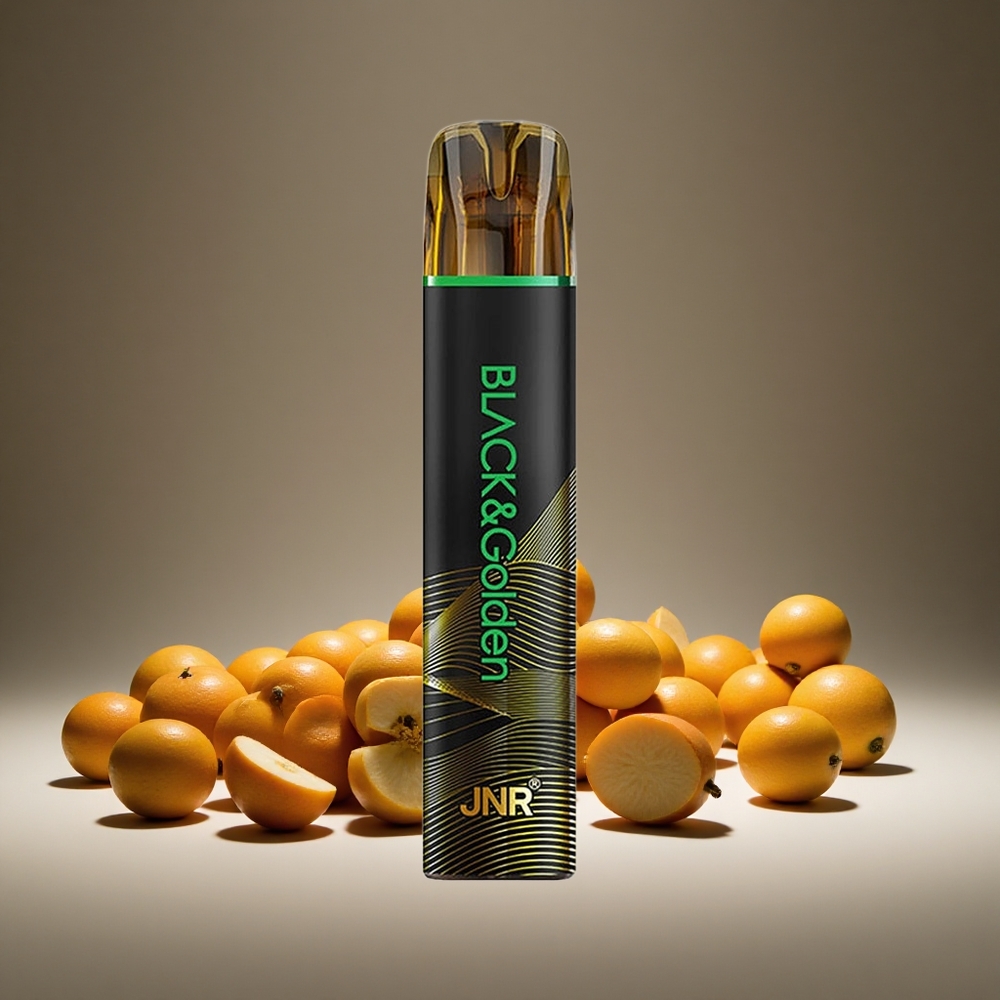 JNR Black&Golden 800 Puffs Sour Apple Disposable Vape 550mAh Battery 2ml E-liquid 2% Nicotine